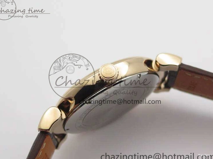 MIROTIME 0112 Da Vinci IW356601 RG TW 1:1 Best Edition White Dial On Brown Leather Strap A DailyWear 7237